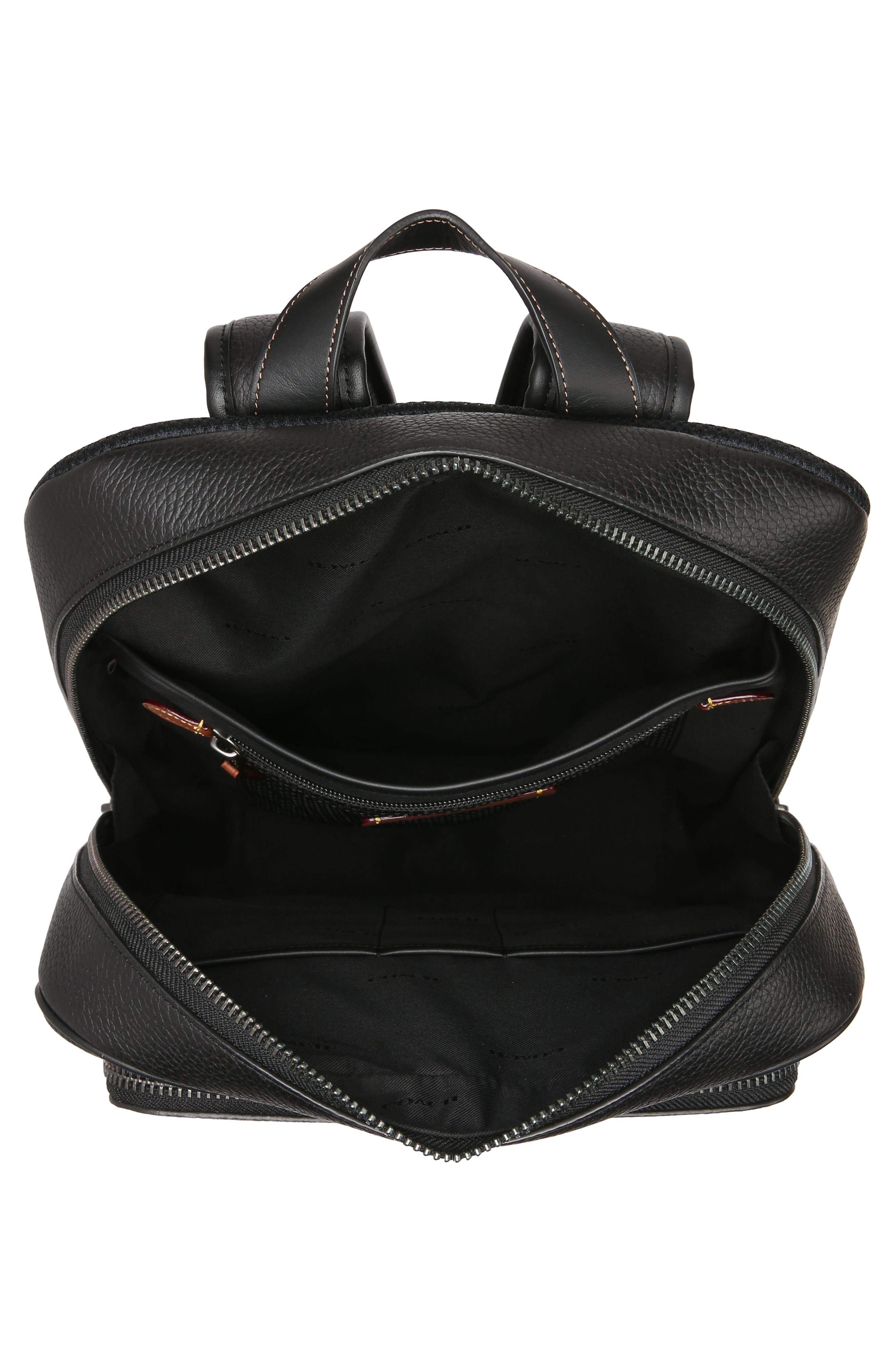 COACH Gotham Leather Backpack, Alternate, color, 