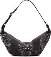 Desigual Studded Faux Leather Shoulder Bag
