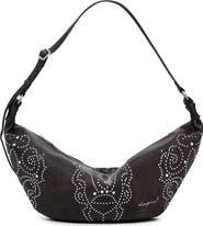 Desigual Studded Faux Leather Shoulder Bag