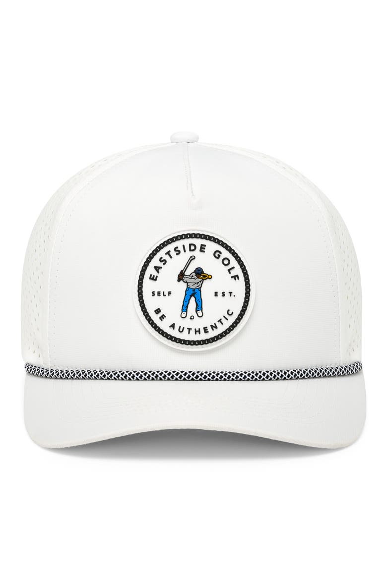 Signature Tournament Snapback Baseball Cap, Main, color, BRIGHT WHITE
