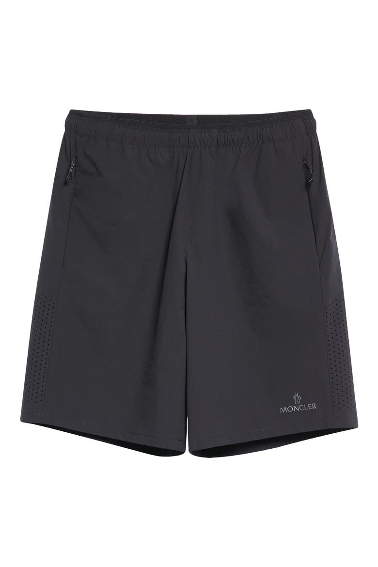 Mesh Panel Technical Shorts, Alternate, color, BLACK