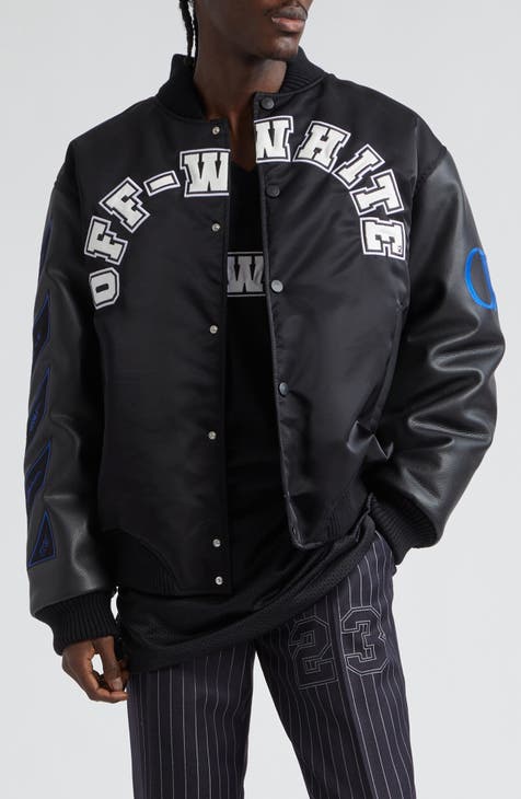 Men s Off White Varsity Jackets Nordstrom