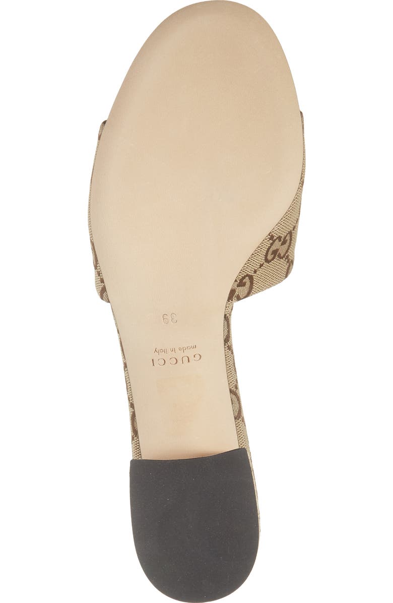 Gucci Siaga Horsebit Slide Sandal, Alternate, color, Beige