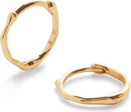 Monica Vinader Siren Mini Huggie Hoop Earrings
