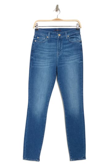 7 For All Mankind Gwenevere High Waist Ankle Skinny Jeans