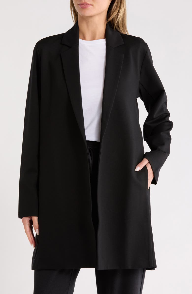 Eileen Fisher Longline Blazer, Main, color, Black