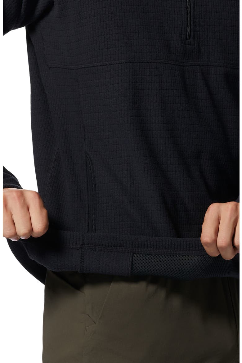 Summit Grid Hoodie, Alternate, color, BLACK