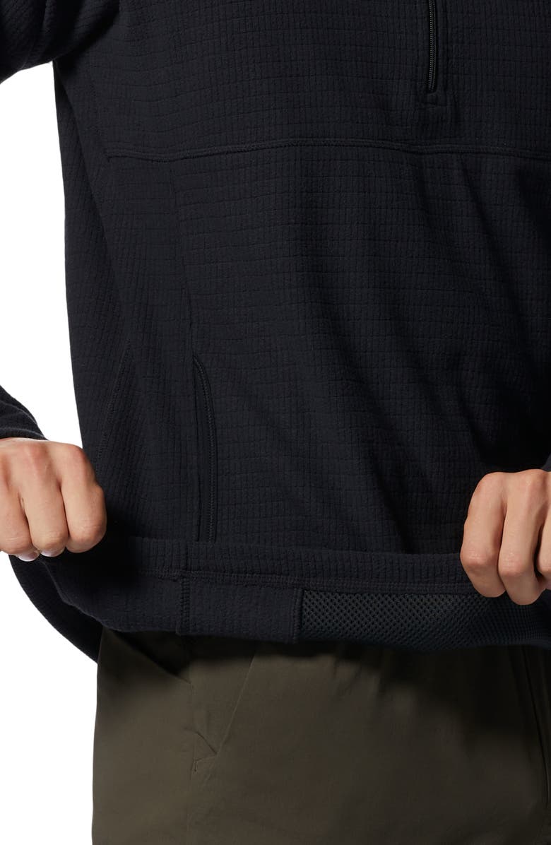 Mountain Hardwear Summit Grid Hoodie, Alternate, color, Black