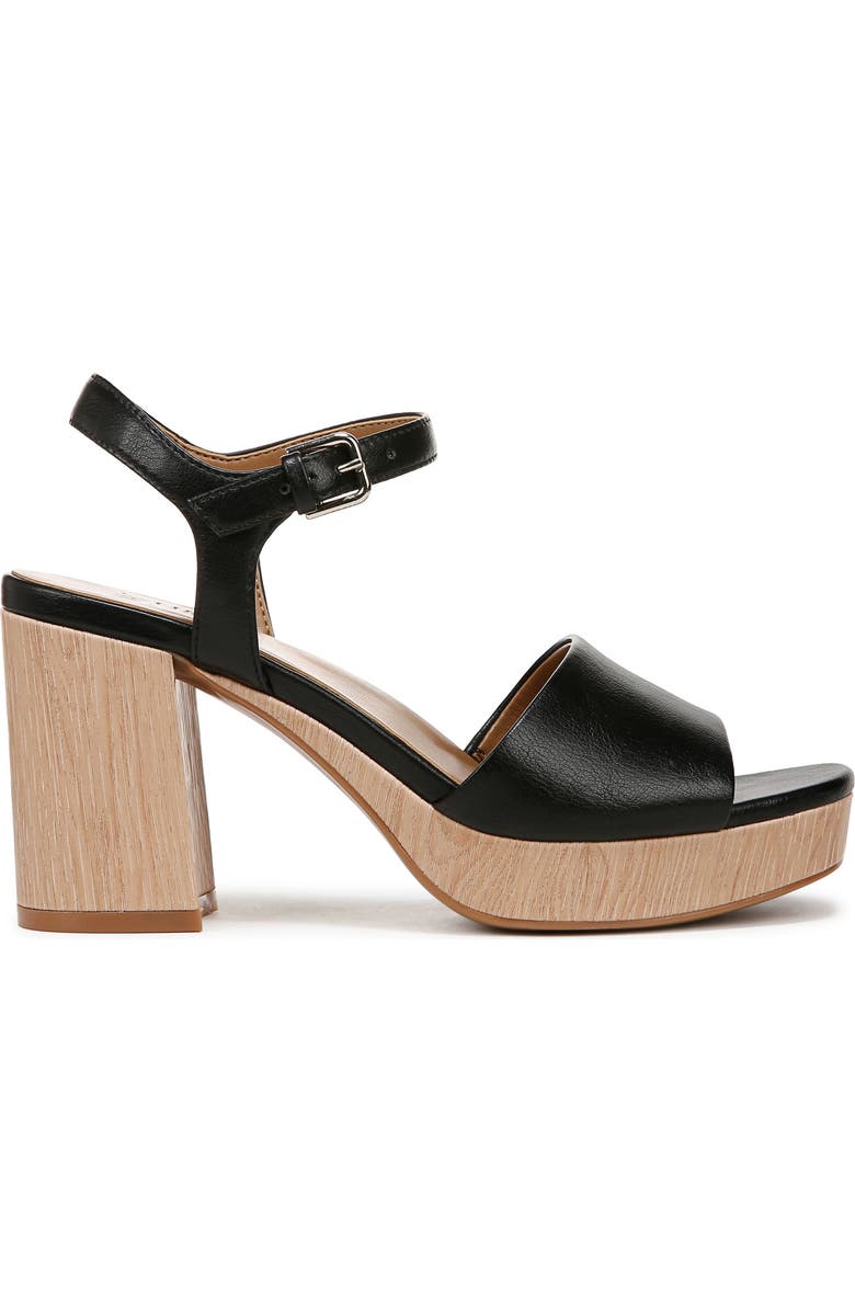 Naturalizer Lilly Platform Sandal, Alternate, color, Blaci