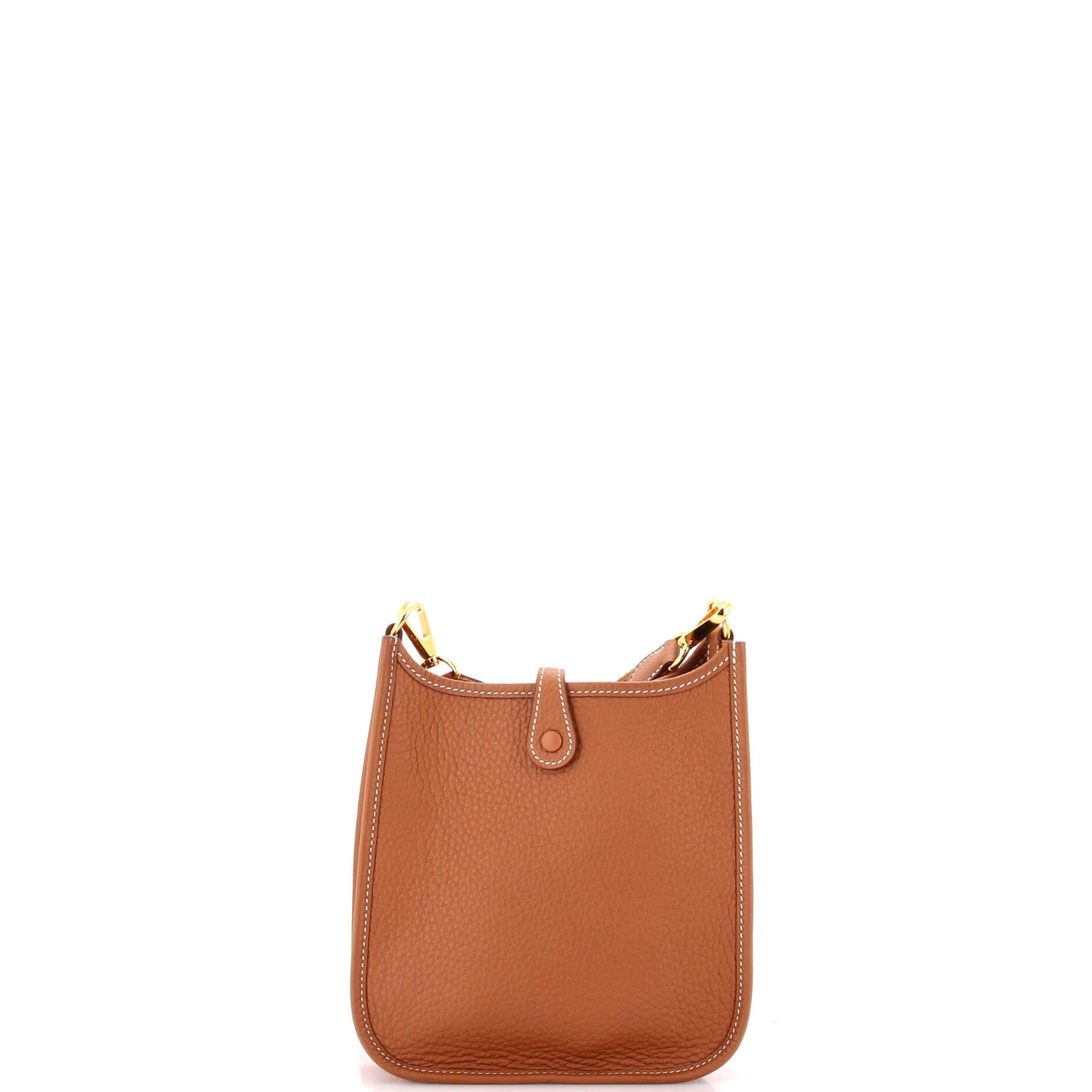 Pre-Owned Hermes Evelyne Bag Gen III Clemence TPM, Alternate, color, Gold