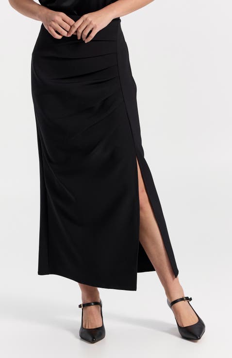 Midi Skirt with a Slit