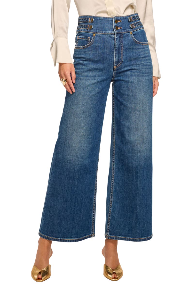 Liv Crop Wide Leg Jeans, Main, color, MEDIUM WASH