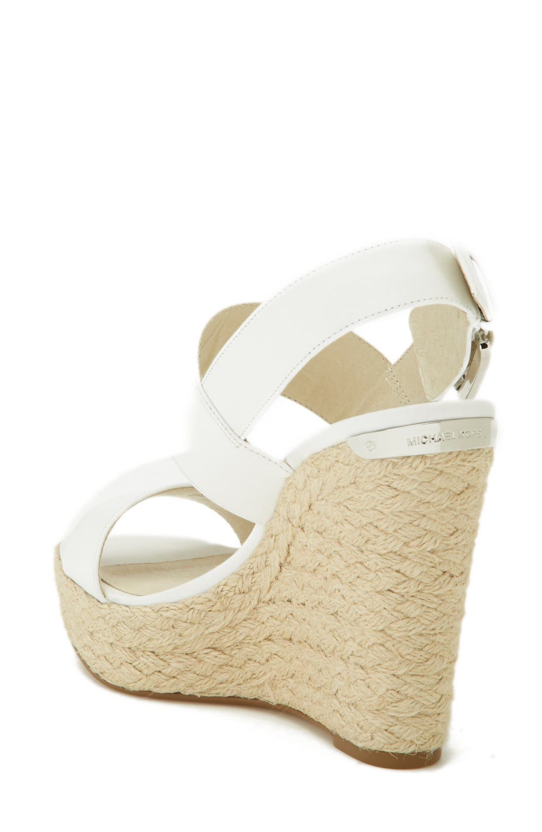 MICHAEL Michael Kors 'Posey' Espadrille Wedge Sandal, Alternate, color, 