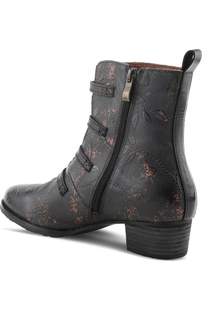L'Artiste by Spring Step Imemine Floral Embossed Bootie, Alternate, color,