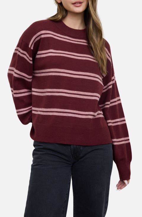 Stripe Crew Sweater
