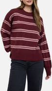 Blu Pepper Stripe Crew Sweater