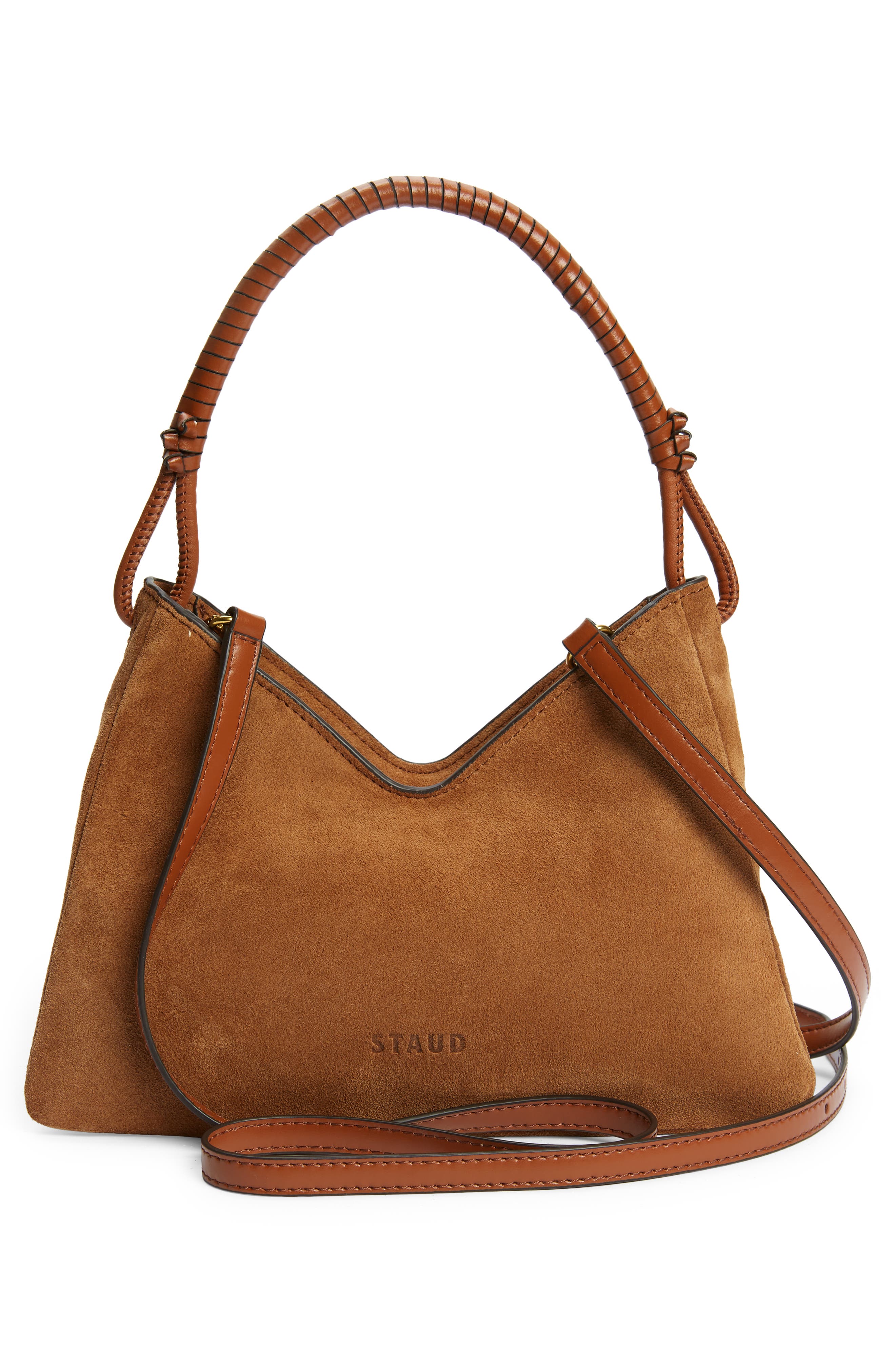 STAUD Valerie Shoulder Bag, Alternate, color, Tan