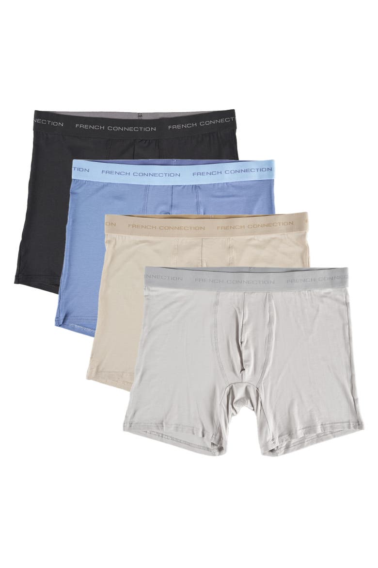 4-Pack Modal Boxer Brief, Alternate, color, Blue Multi