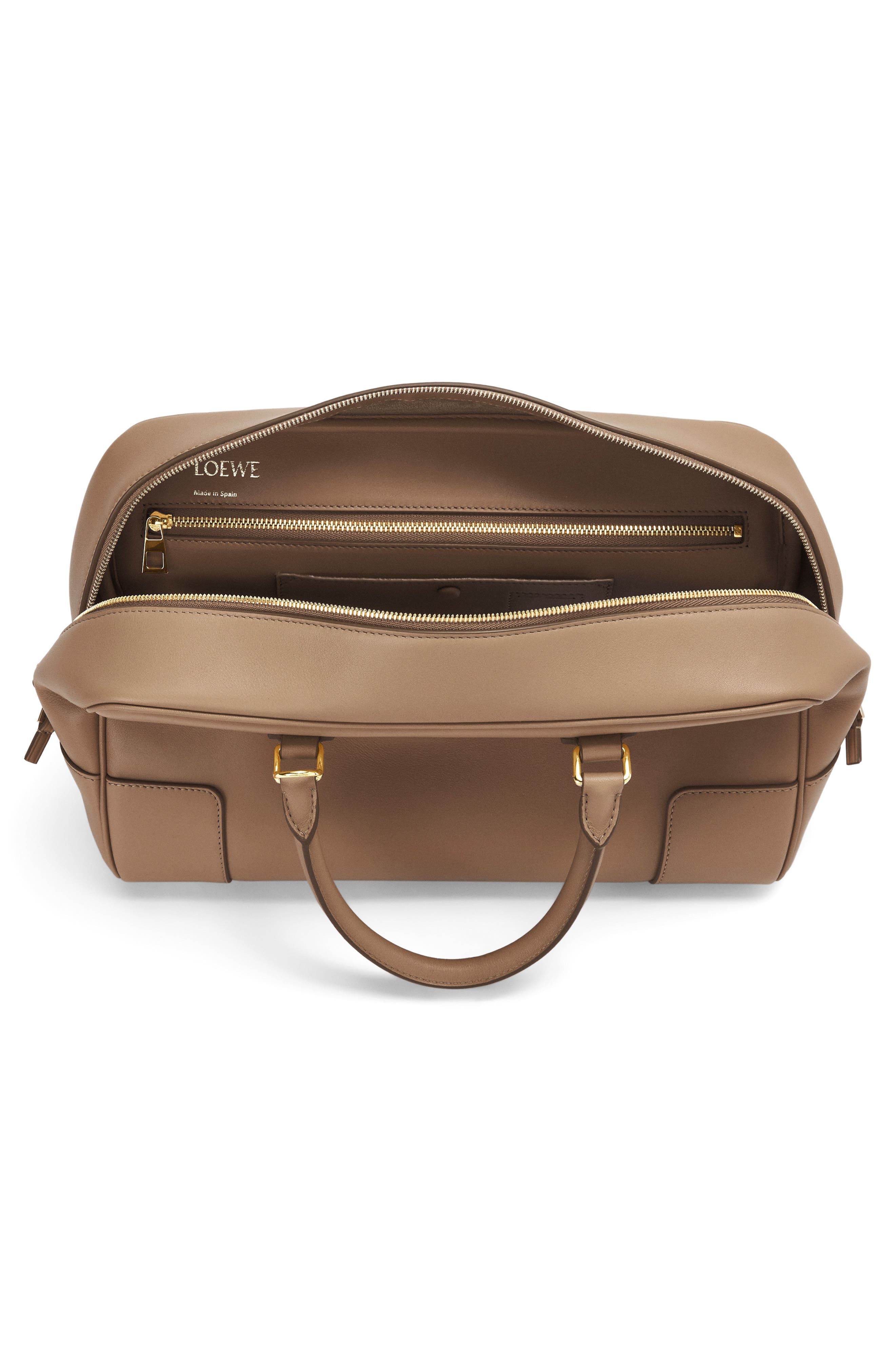 Loewe Amazona 28 Leather Satchel, Alternate, color, 