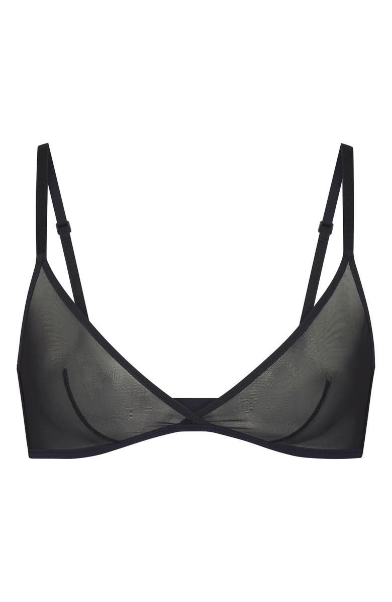 SKIMS Ultrafine Mesh Triangle Bra, Alternate, color,