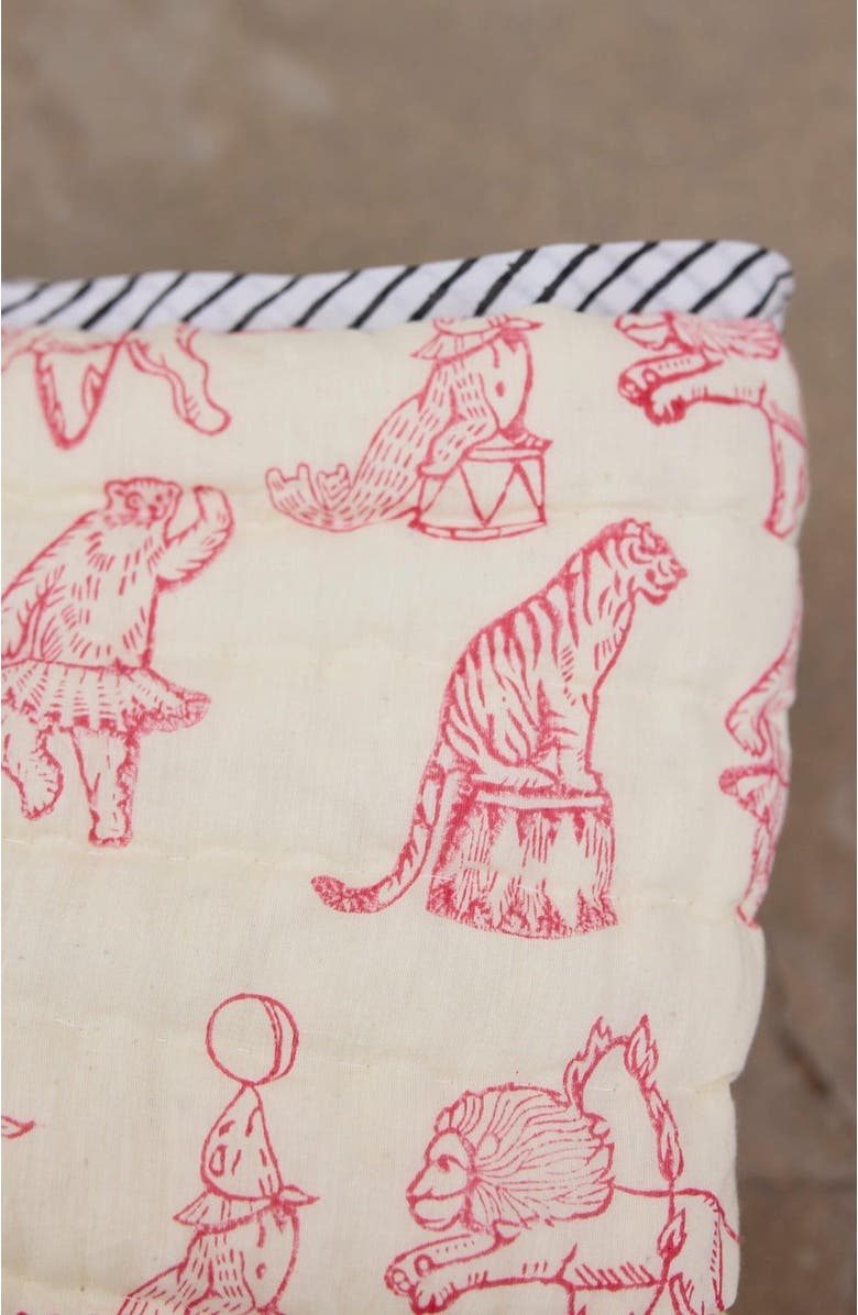 CQC LA Circus Baby Quilt - Baby, Alternate, color, Pink