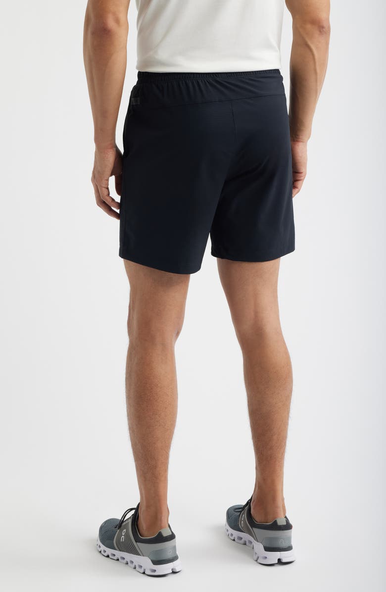 Rhone Pursuit 7-Inch Unlined Training Shorts, Alternate, color, Pure Black