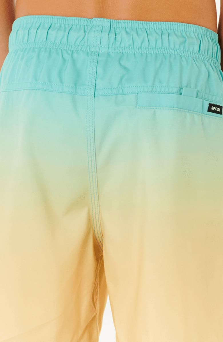 Rip Curl Kids' Offset Volley Swim Trunks, Alternate, color, Aqua