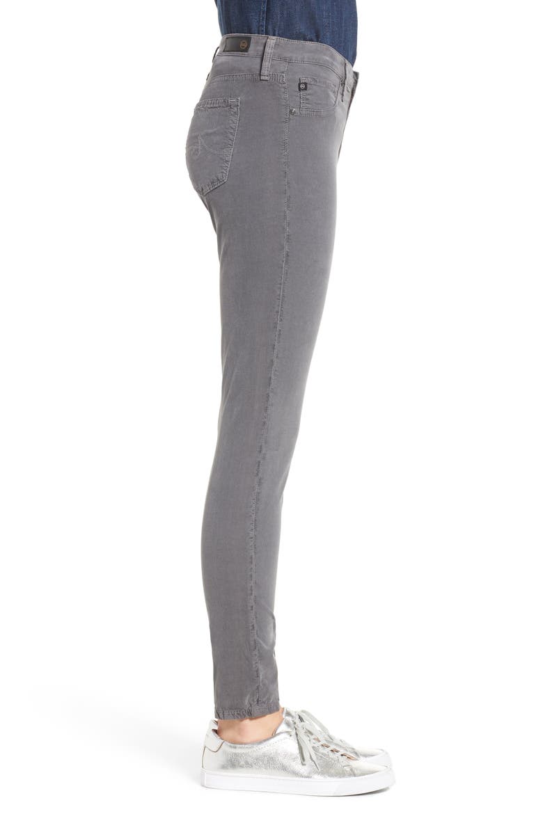 The Farrah High Waist Skinny Corduroy Pants, Alternate, color, SULFUR AUTUMN FOG