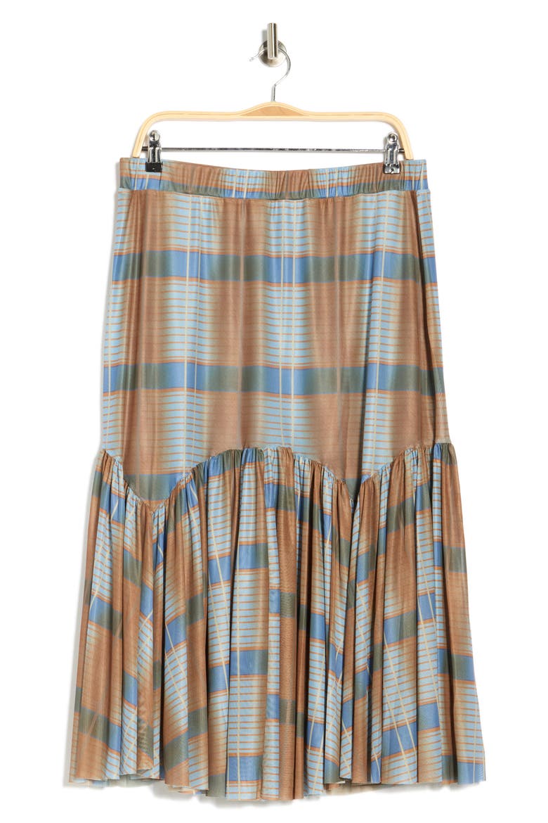 Playa Plaid Maxi Skirt, Alternate, color, PLAYA PLAID