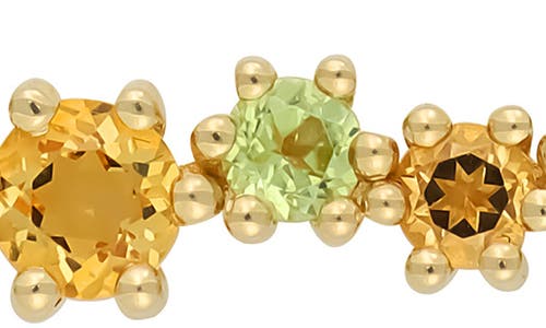 Bony Levy 14k Gold Semiprecious Stone Pendant Necklace In Green