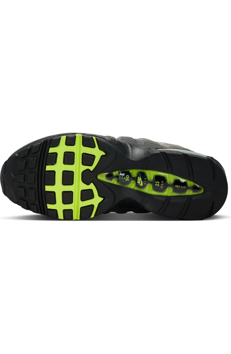 Nike Air Max 95 Sneaker, Alternate, color, Black/ Neon Yellow/ Anthracite