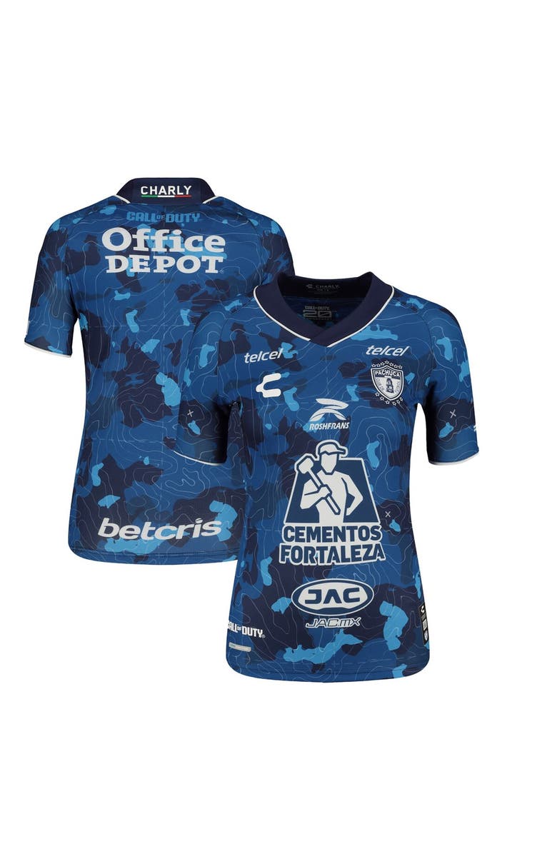 CHARLY Women's Charly Blue C.F. Pachuca 2023/24 Call of Duty Third Authentic Jersey, Main, color,