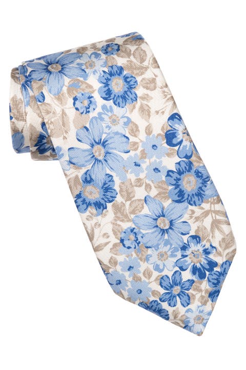 Altamura - Extra Long Printed Silk Tie for Men