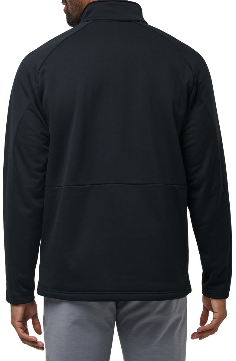 TravisMathew Quest Polar Fleece Quarter Zip, Alternate, color, Black