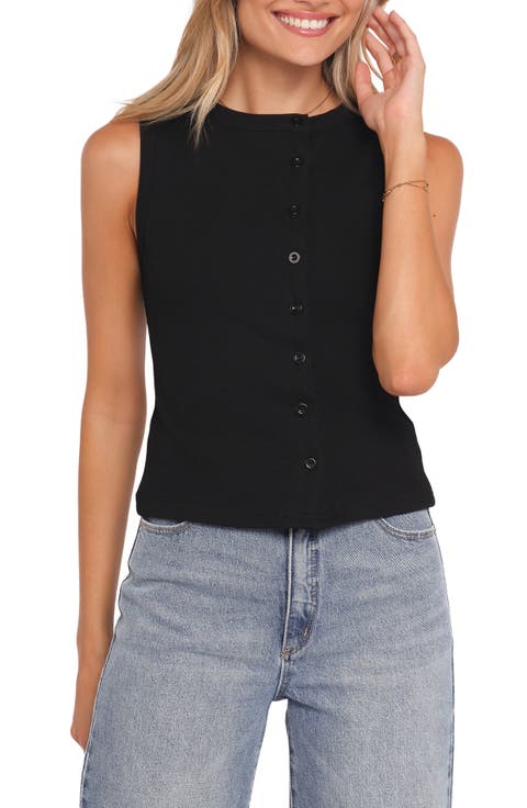 Agatha Asymmetric Knit Vest