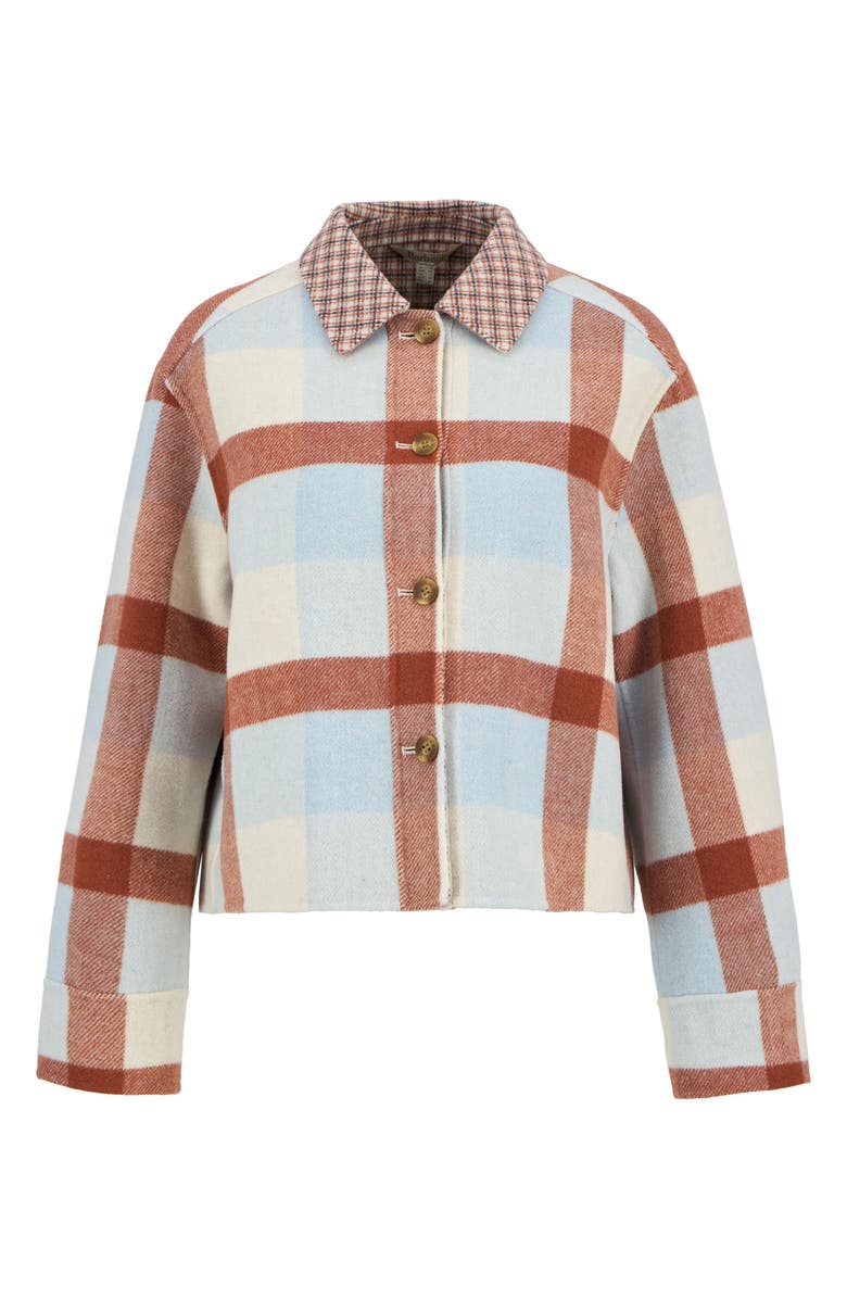Barbour Robyn Wool Blend Shirt Jacket, Alternate, color,