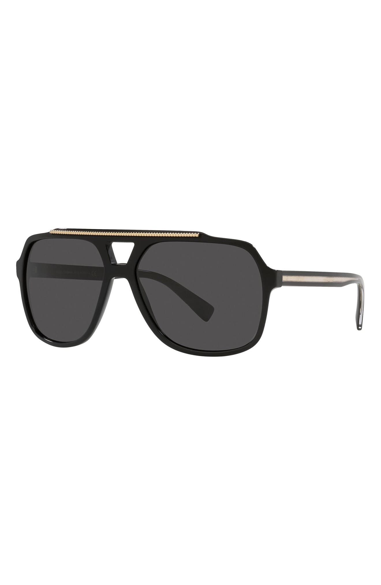 Dolce&Gabbana 60mm Aviator Sunglasses (Men) | Nordstrom