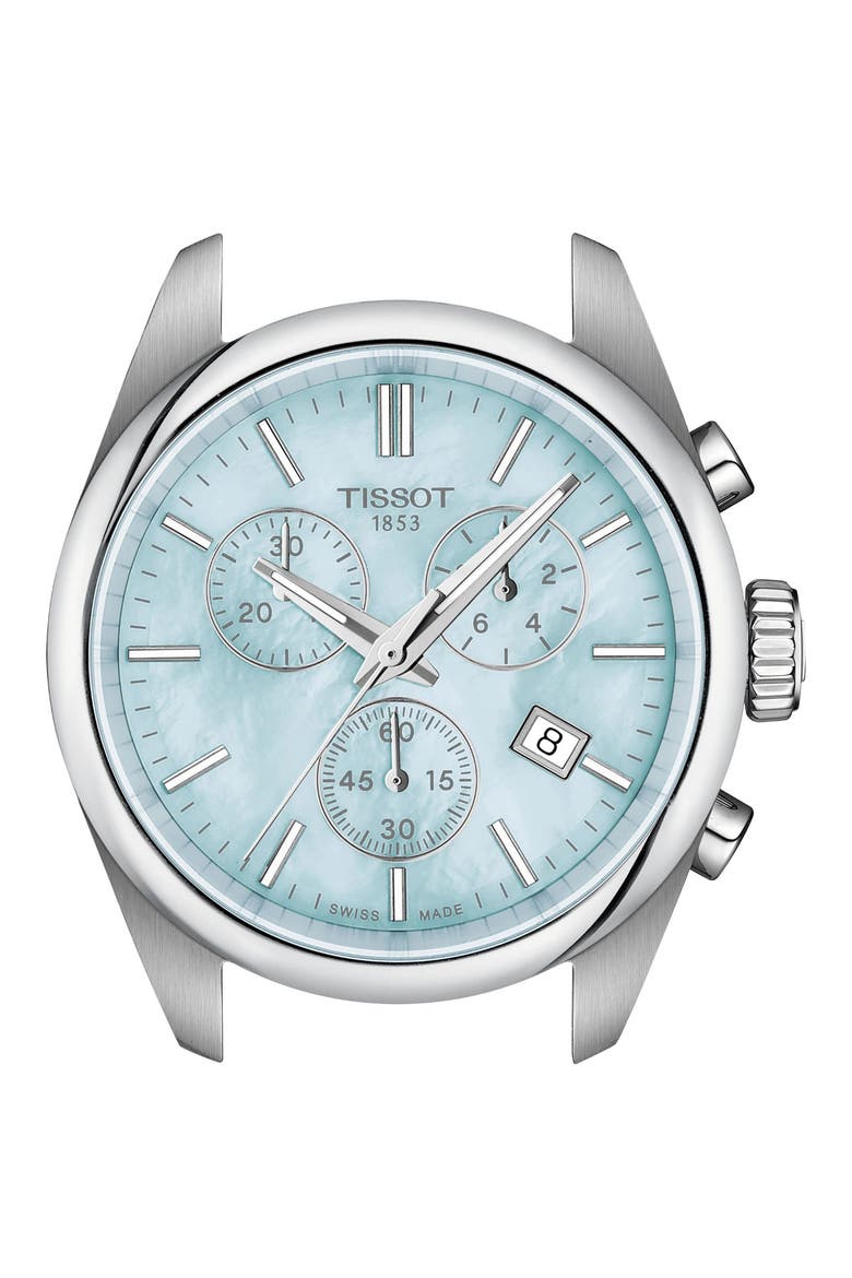 PR 100 Chronograph Bracelet Watch, 36mm, Alternate, color, BLUE MOTHER OF PEARL