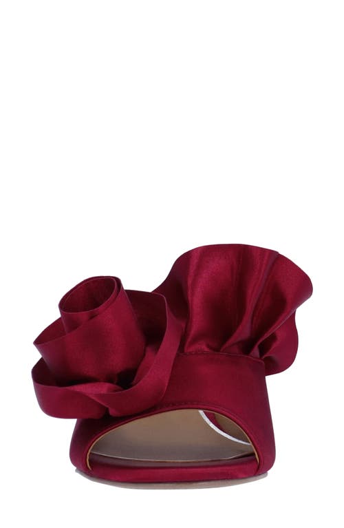 J. Reneé Briston Slide Sandal In Burgundy