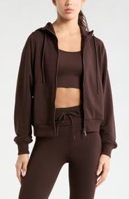 Zella Weekend French Terry Full Zip Hoodie