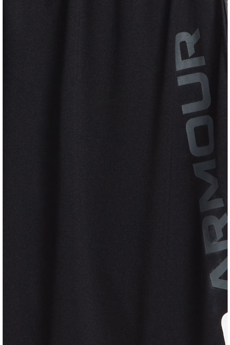 Kids' UA Stunt 3.0 Performance Athletic Shorts, Alternate, color, BLACK / PITCH GRAY / WHITE