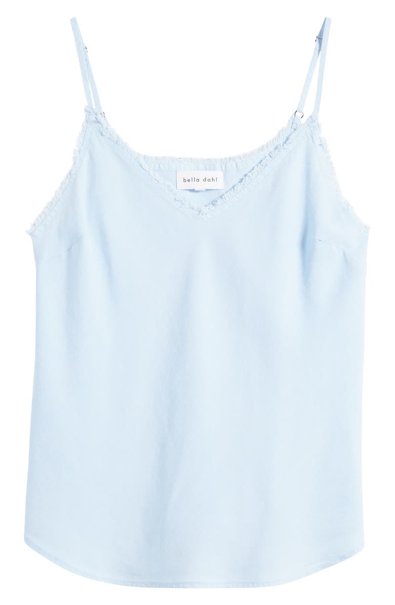 Bella Dahl Frayed Edge Camisole, Alternate, color, Blue Oasis