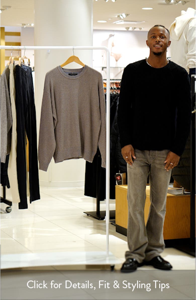 Dexter Marled Organic Cotton Sweater, sales video thumbnail