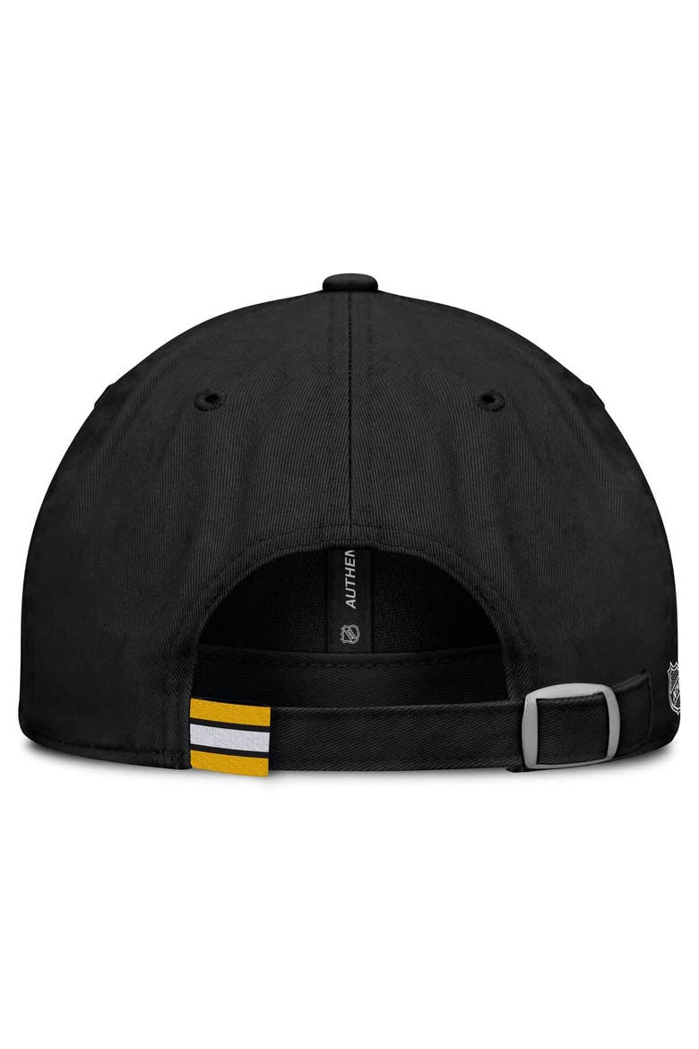 Women's Fanatics Black Boston Bruins Authentic Pro Rink Adjustable Hat, Alternate, color, Black
