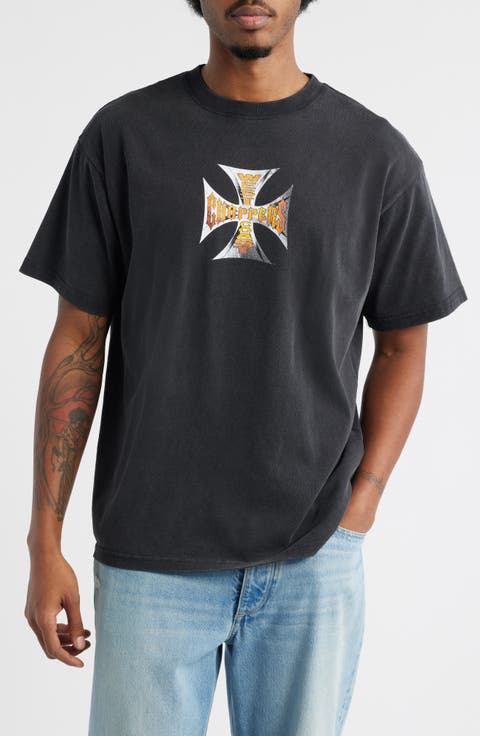 West Coast Choppers Cotton Graphic T-Shirt