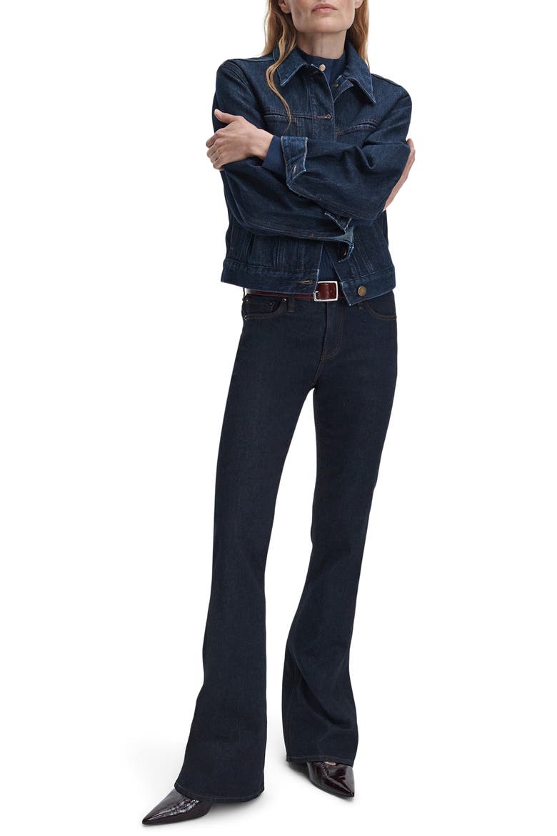 Kinsley Low Rise Bootcut Jeans, Alternate, color, DARK RINSE