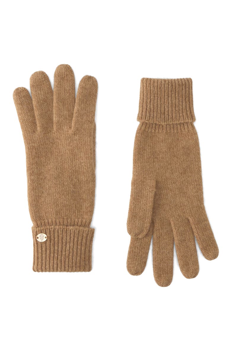 Helen Kaminski Blaire Cashmere Gloves, Main, color, Camel