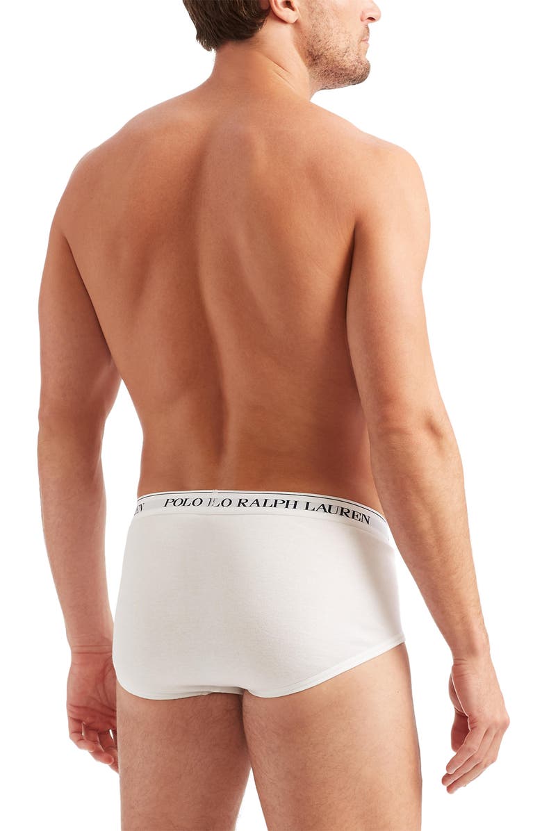 Polo Ralph Lauren 4-Pack Cotton Briefs, Alternate, color, White
