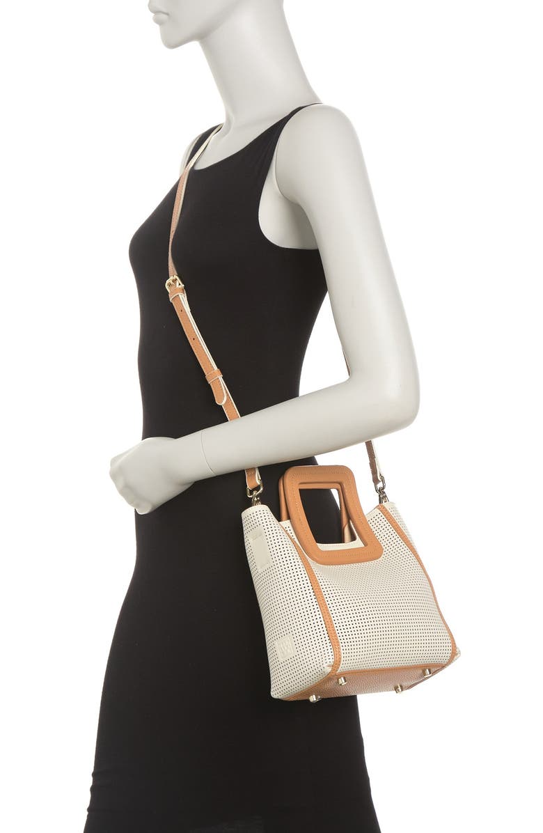 TMRW STUDIO Antonio Mini Perforated Leather Tote, Alternate, color,