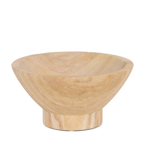 Ramira Sandstone Decorative Pedestal Bowl